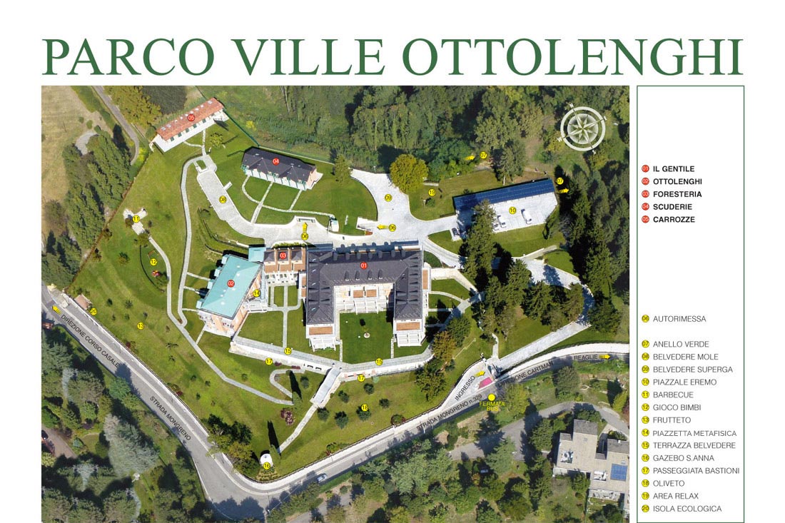 Ortofoto Parco Ville Ottolenghi
